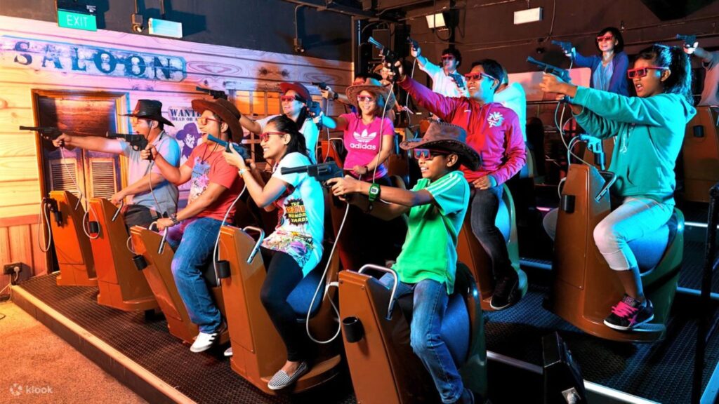 Аттракционы в Сингапуре - Sentosa 4D AdventureLand