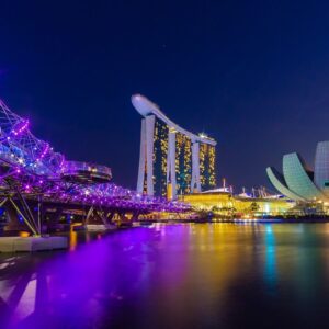 Аттракционы в Сингапуре - Обзорная площадка на marina bay sands