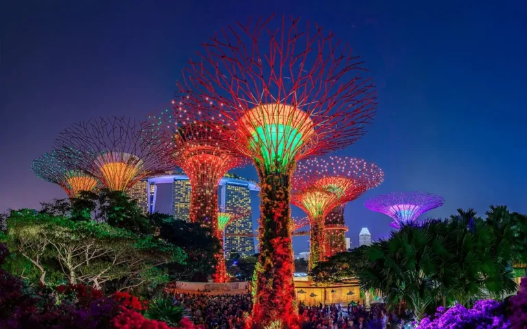 Гиды в Сингапуре - Gardens by the Bay Light Show