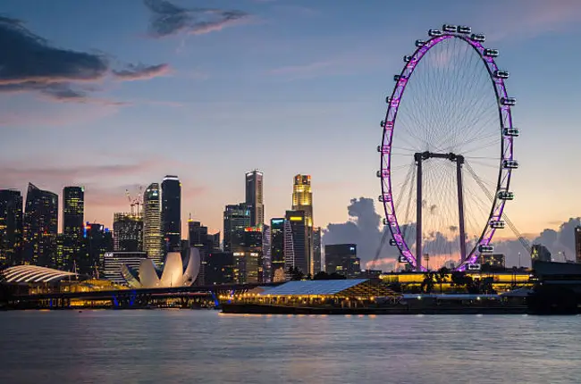 places to visit in singapore- Flyer Ferris Wheel